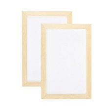 2 St&uuml;ck f&uuml;r Papier Bildschirm Handarbeit Holzform 11,8x7,9 Zoll