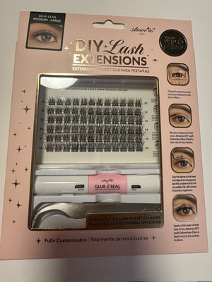 Amor Us Starter kit- DIY Lash Extensions Bundle #13 Medium-Large (10mm-16mm)