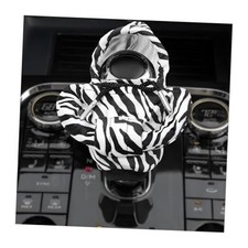 Car Shift Knob Hoodie Cover, Funny Gear Shift Knob Protector, Mini Warm Zebra