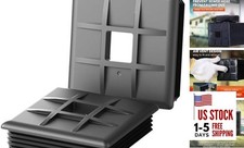 RV Bumper End Cap 2 Pack, 4” PE Camper Bumper End Cap, Easy to Install 2 pack