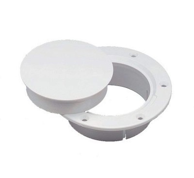 N10863DW Snap-In Deck Plate, 3'' White