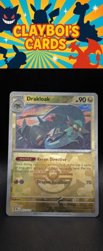 Drakloak SV: Prismatic Evolutions Pokémon 072/131 Poke Ball Holo NM+