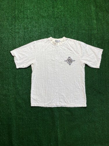 Vintage Wike & Lon Men’s White Textured Tee Large
