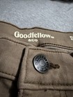 Goodfellow & Co Men’s 32x34 Comfort Wear Denim Slim Straight Brown Jeans Pockets — photo 3