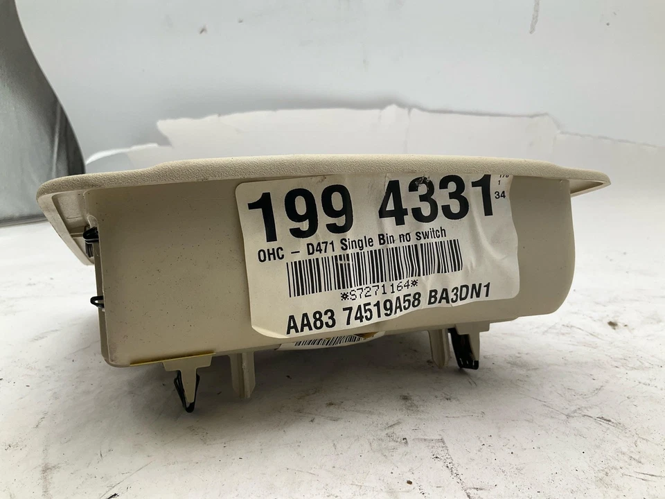 Luz domo consola superior Ford Flex 2007-2014 con soporte para gafas de sol en beige OEM Foto 4 de 4