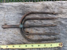 antique spear fishing trident