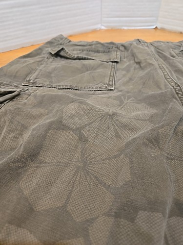 Urban Pipeline Brown Cargo Shorts Mens Size 36 Floral Soft Summer Skate Surf Vtg - Picture 15 of 15