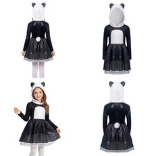Kids Girls Dress Festival Dancewear Sparkly Costume Special Shiny Party Sequins