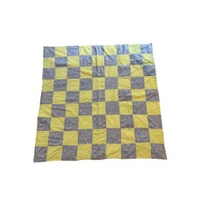 Sweet Baby Boy Quilt Green and Blue 54  X 52  