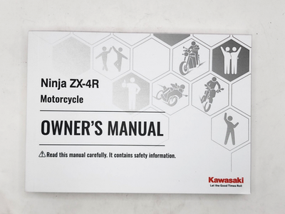 NEW] 2025 Kawasaki Ninja ZX-4R Z400 Owner's Manual OEM 99814-0048