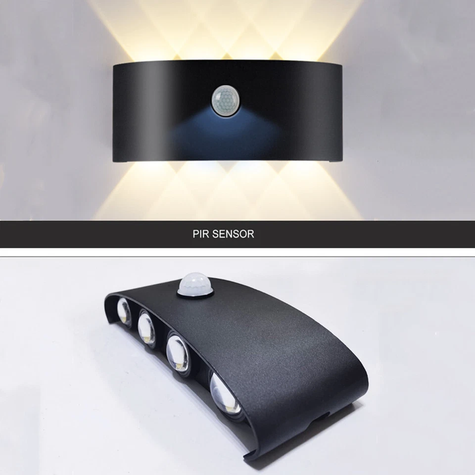 LED Wandleuchte Wandlampe Außen Innen Flur Strahler Up Down Licht 4W/6W/8W/10W - Bild 3 von 4