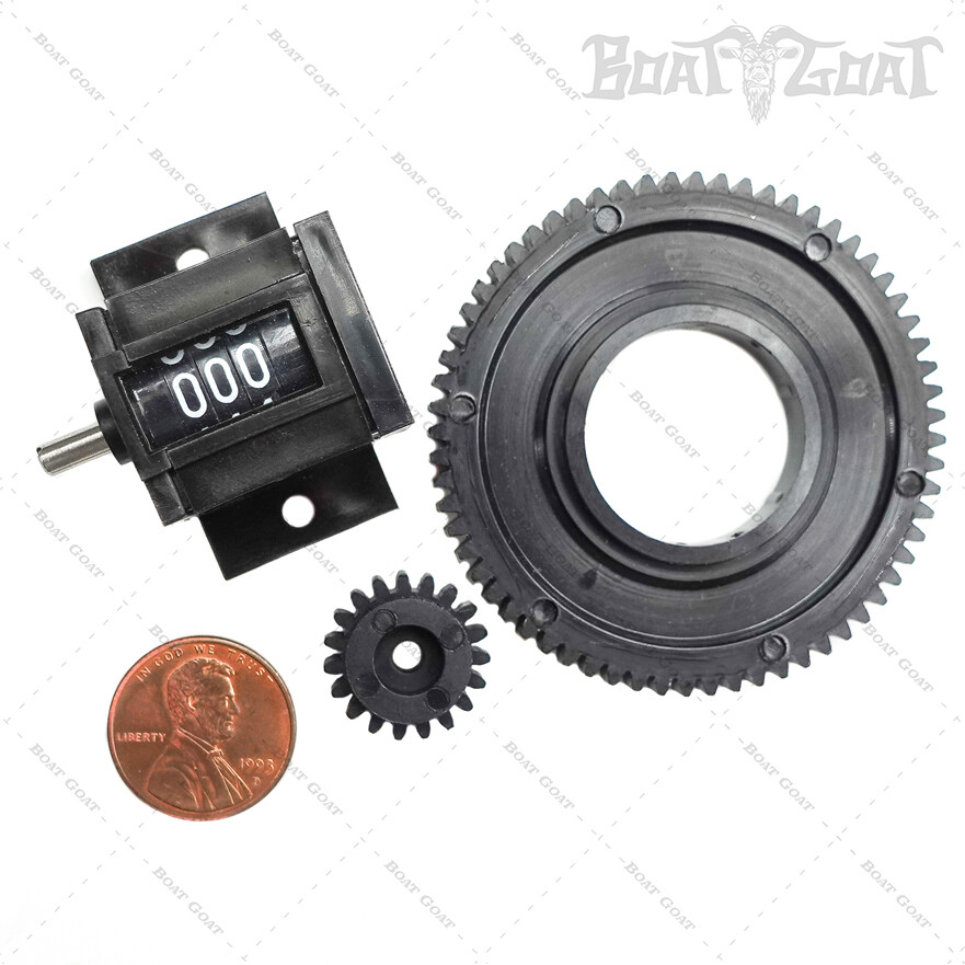 Cannon Downrigger Depth Counter + Gear Kit METRIC Manual / Electric