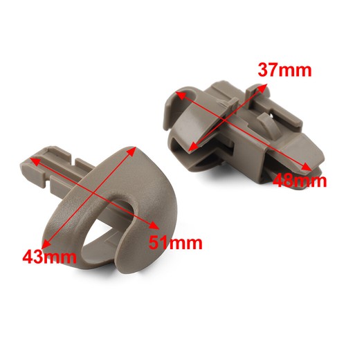 Sun Visor Retainer Clip For Dodge Dakota Durango Ram 2000-2003 5GE11TL2AA - Picture 2 of 12