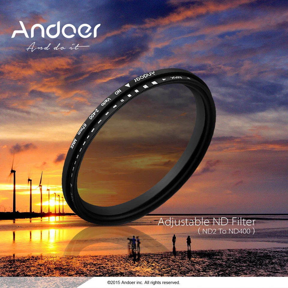 NEW 55mm Fader Neutral Density ND2 to ND400 Variable Filter U1L6 - Image 2 of 4