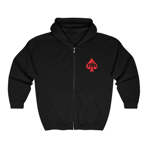 LA GraffX Unisex schwere Mischung™ Kapuzenpullover mit durchgehendem Reißverschluss - Bild 4 von 7