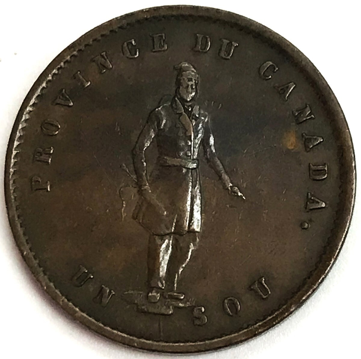 1852 LOWER CANADA QUEBEC 1/2 HALF PENNY BANK TOKEN KM- TN 20 | eBay