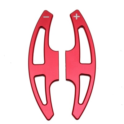 Red Paddle Shifter Lever Extensions For BMW M3 E90 E92 E93 X5M E70 X6M E71 DCT