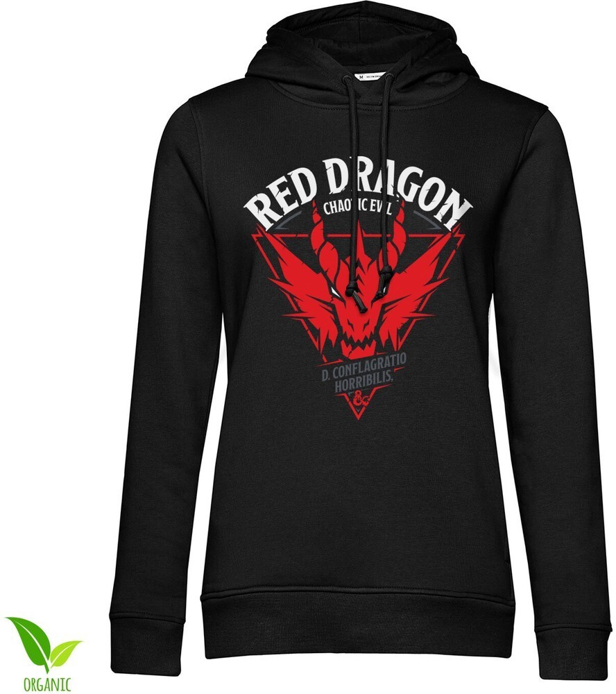 Dungeons Dragons Damen D&D Red Dragon Chaotic Evil Girls Hoodie
