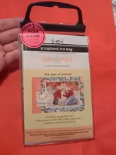 S-E-I New Scrapbook In A Bag "Paisley & Petals" 4x6 Memory Book 1-Hour Kit