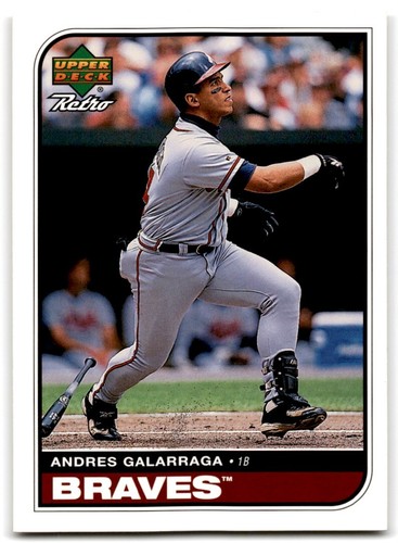 1998 Upper Deck Retro Andres Galarraga #6 card