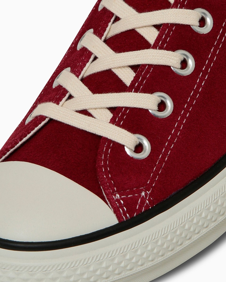 Converse Suede All Star J Ox Color Red Made in Japan