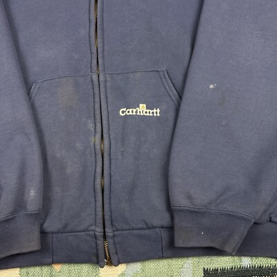 Vintage 90s Carhartt Thermal Lined Rugged Outdoor Wear Full Zip