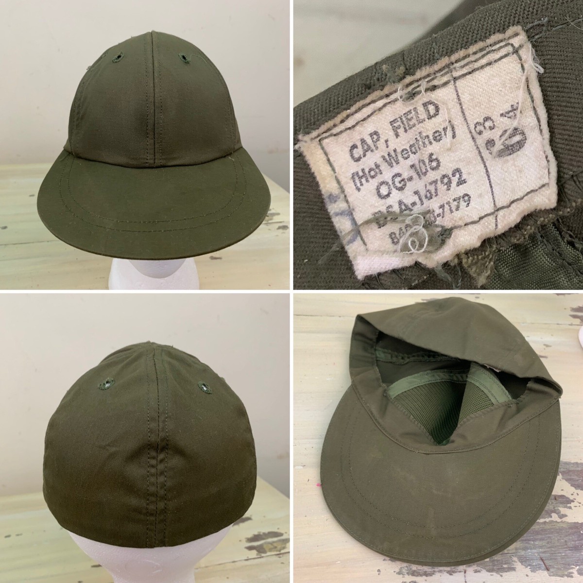 US ARMY - Vtg 1962 OG 106 Hot Weather Olive Green Vietnam
