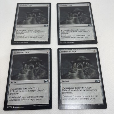 MTG 4x Tormod's Crypt Magic 2015 237/269 Regular Uncommon FREE SHIPPING