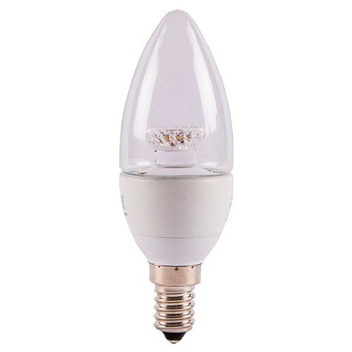 Bell 4w 240V SBC B15 Clear LED Filament Candle Bulb 2700K Warm White Dimmable - Picture 2 of 12