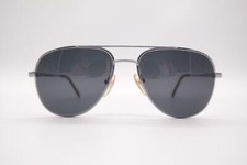 Vintage BI 7192-3 Silver Oval Sunglasses Glasses NOS