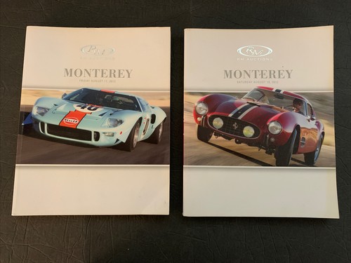 Automobilgeschichte: RM Auktionen Monterey / Auktionskatalog / Menge 2 / VVV