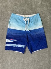 Abercrombie  Fitch Swim Shorts Mens Board Shorts Boat Ocean Graphic Size M