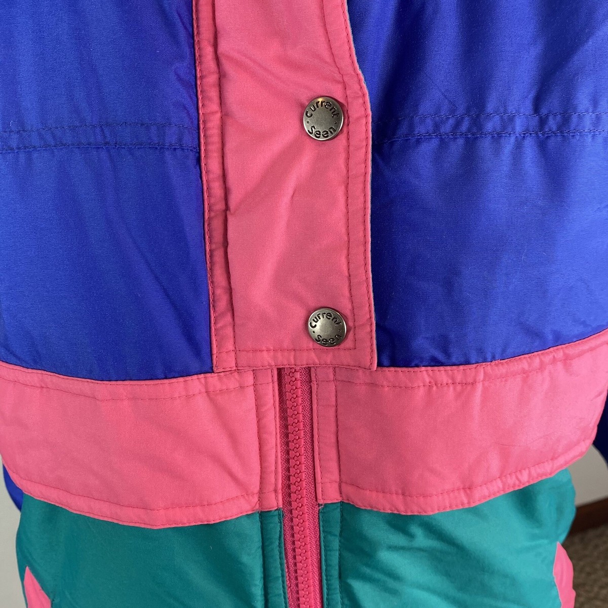 VTG Current Seen 80s 90s Color Block Jacket Size M | eBay VTG Current Seen 80s 90s Color Block Jacket Size M | eBay