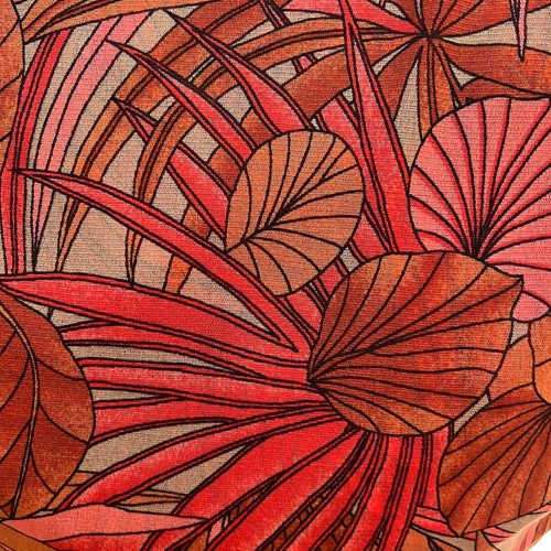 VIVIENNE TAM Vintage Dress Sheer Mesh Maxi 0 Red Pink Floral Leaves 90s Y2K S/M - Picture 4 of 19