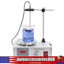 2000ml Magnetic Stirrer 85-2 w/ Heating Plate Digital Hotplate Mixer Stir Bar 5W