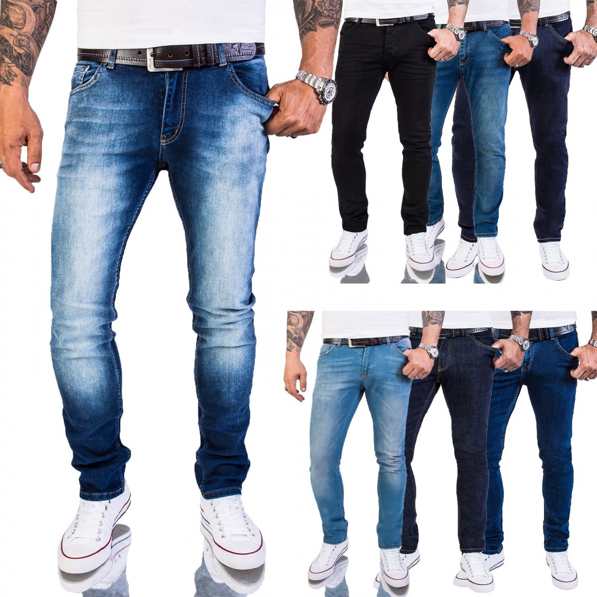 stretch jeanshosen