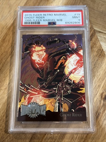 Ghost Rider [Green] #19 Marvel 2015 Fleer Retro Metal card