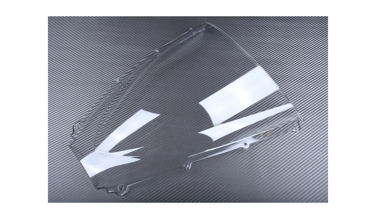 Bulle en carbone vert et plexi transparent de haute qualité pour Triumph Daytona 675