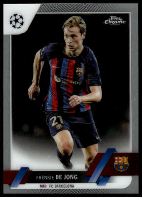 2022-23 Topps Chrome UEFA Club Competitions #30 Frenkie de Jong