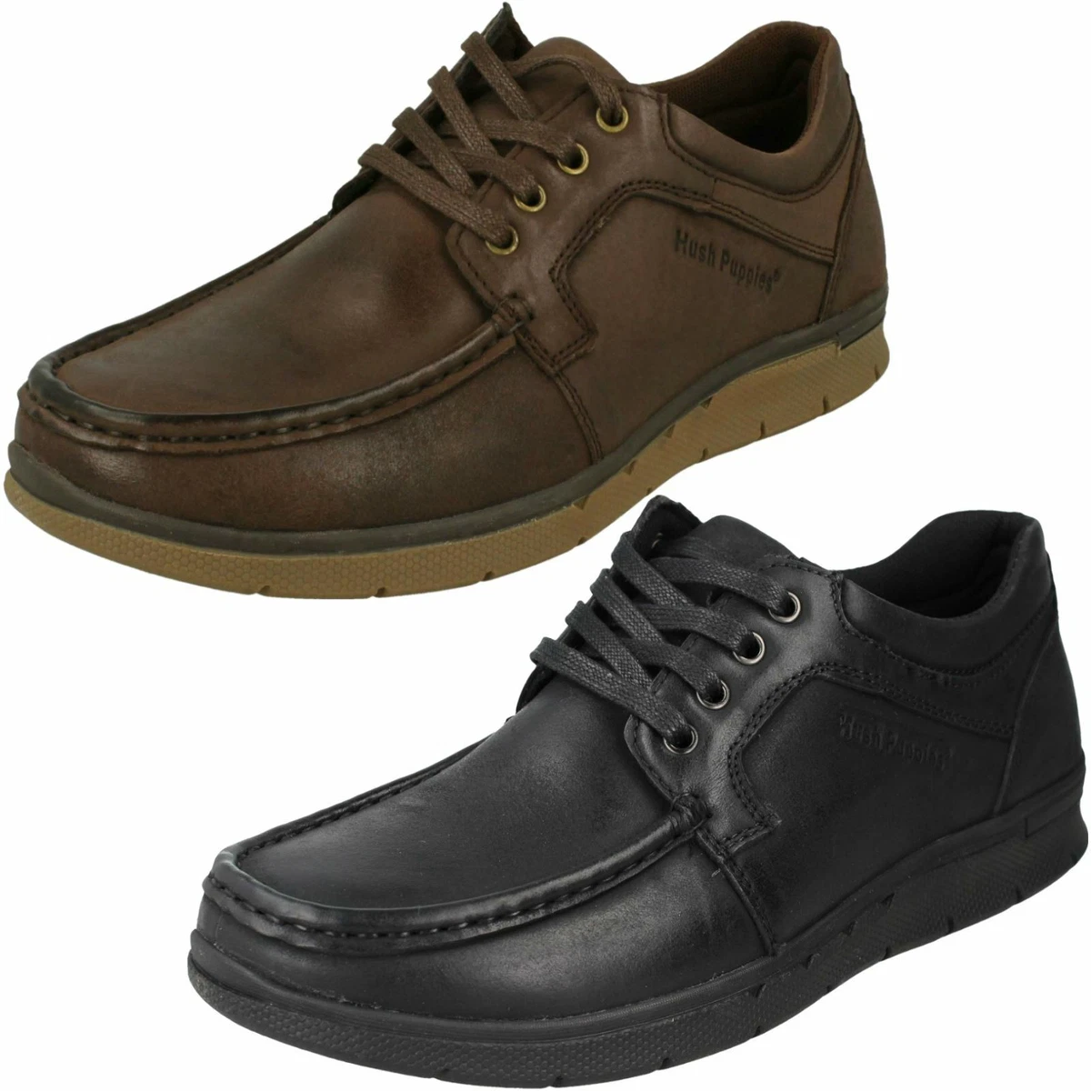 Shoe laces top for hush puppies