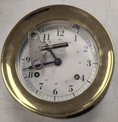 Weems & Plath Atlantis Schiff Glocke Uhr W / Schlüssel - BC118