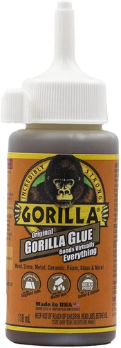 Gorilla Glue Original, 100% Waterproof, Indoor & Outdoor, Polyurethane Glue, Ver