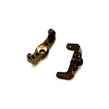 NEW STRC CNC Machined Brass Caster Blocks (2) Black for Traxxas TRX-4M