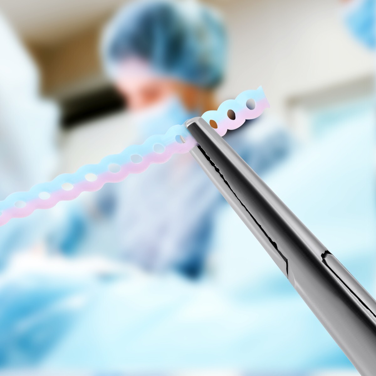 Ligature Elastic Ties Placing Pliers Orthodontic Needle Holder Placement Forceps