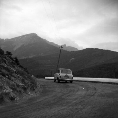 T B D Christie & N L Paterson, Mini Cooper Rally Car 1962 Motor Racing Old Photo