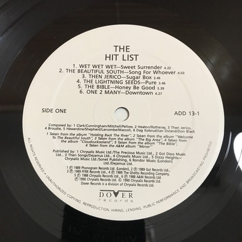 THE HIT LIST - VARIOUS ARTISTS UK Vinyl Compilation Album. Dover, 1990. NEW - Picture 10 of 10