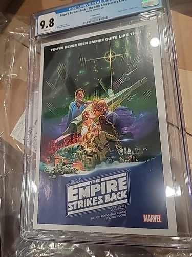 Star Wars Empire Strikes Back 40th anniversary Movie Cover #1 CGC 9.8 Marvel