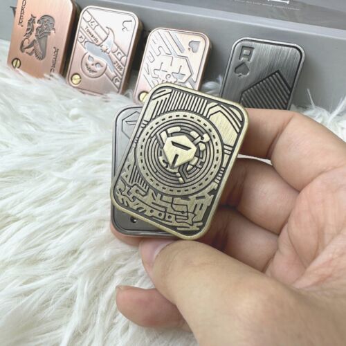 Push Card Fidget Slider EDC Fidget Slider Magnetico Metallo ADHD Anti Stress Giocattoli - Foto 3 di 39