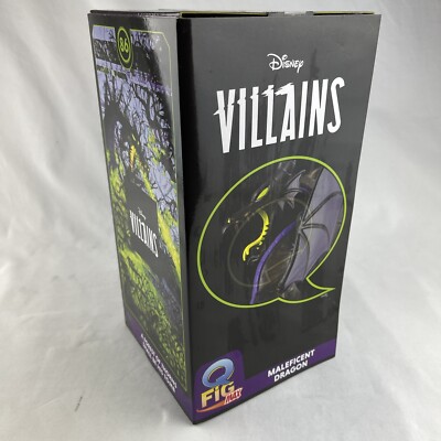 Disney 8.5'' Maleficent Dragon Q-Fig Max Elite Bridge Diorama Villains Brand New