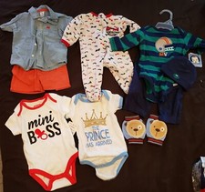 Baby Boys Clothing Lot 3-6 Months Five Outfits Set of Knee Pads